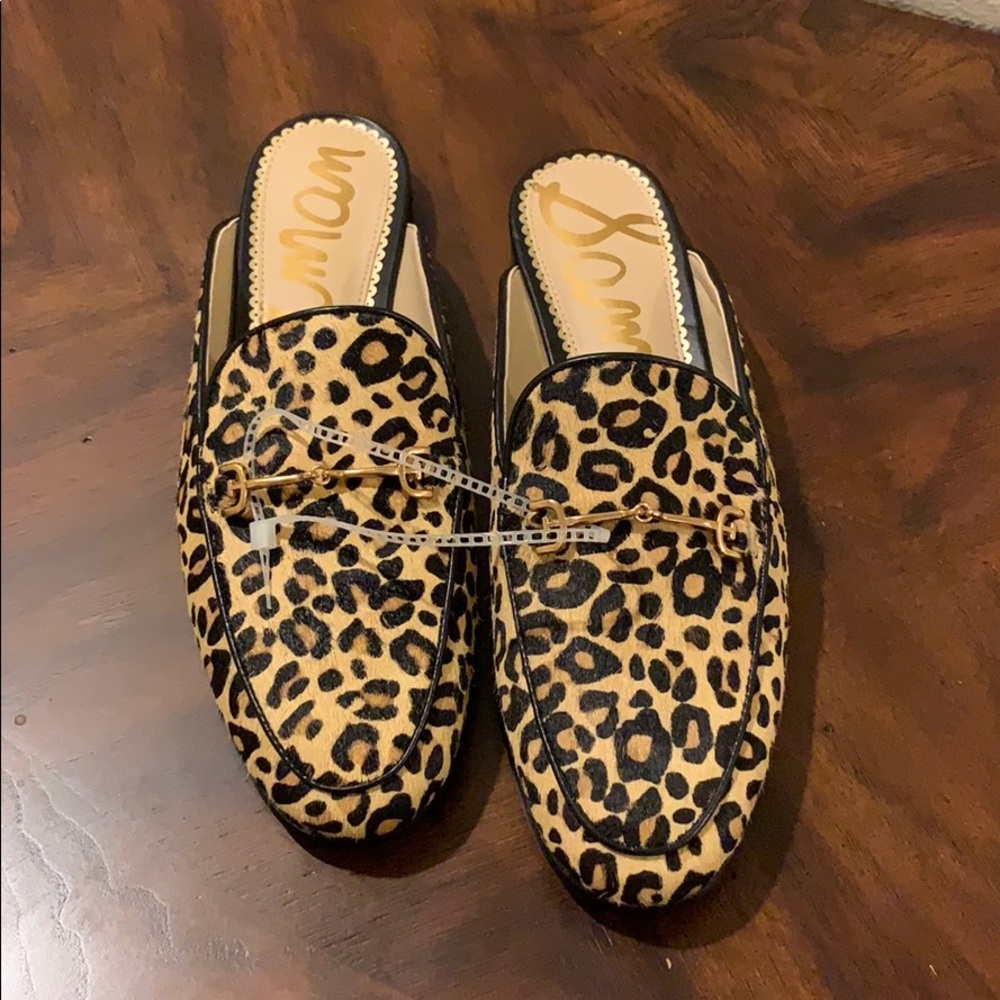 Sam Edelman Leopard Mule Shoes